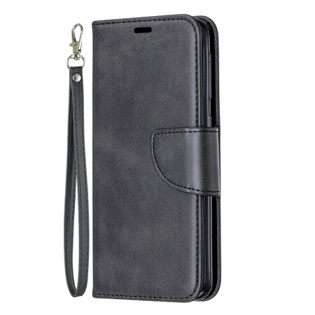 Samsung Galaxy A20e Case Smooth Oblique Flap