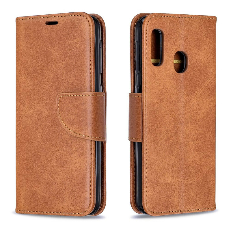 Samsung Galaxy A20e Case Smooth Oblique Flap Samsung Galaxy A20e Case Smooth Oblique Flap