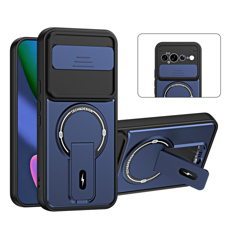 Coque Google Pixel 11 Pro XL Cache Caméra Coulissant et Support