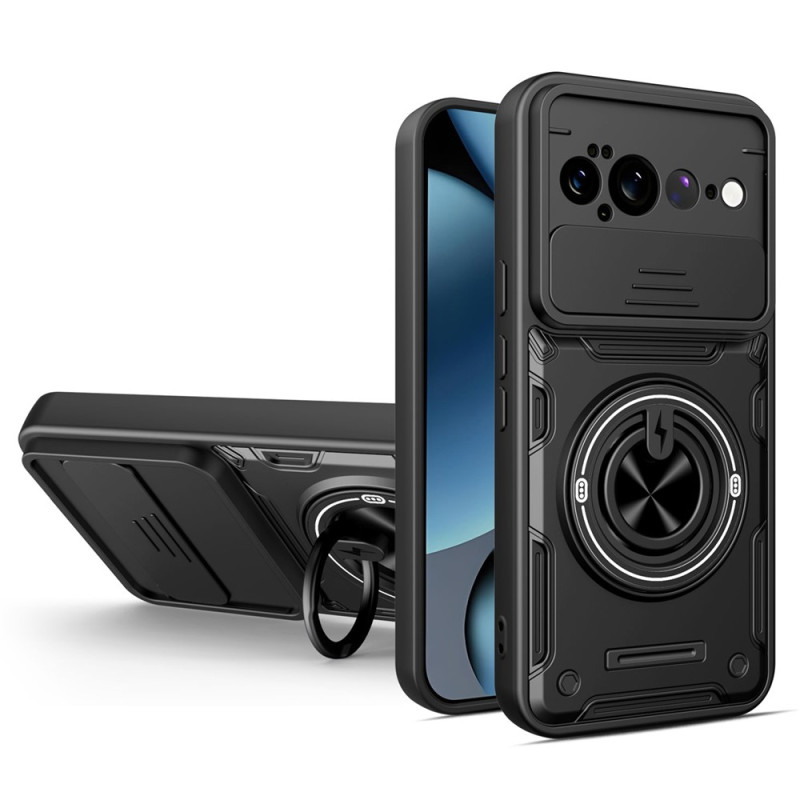 Google Pixel 11 Pro XL Magnetic Case with Sliding Camera Cover and Rotating Stand