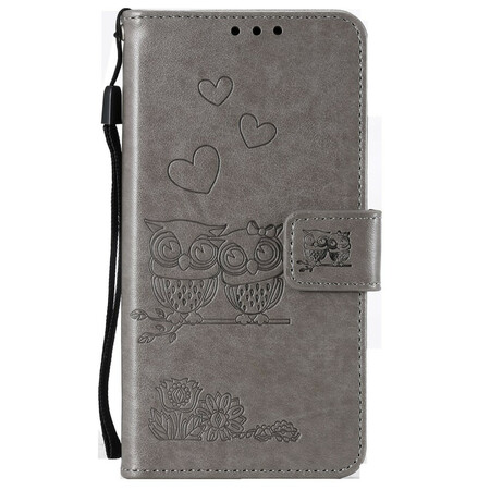 Samsung Galaxy A70 Lover's Owl Case with Lanyard