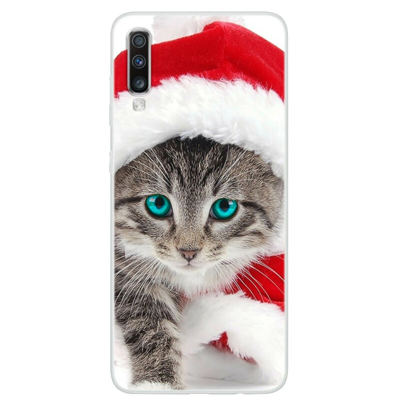 Case Samsung Galaxy A70 Christmas Cat