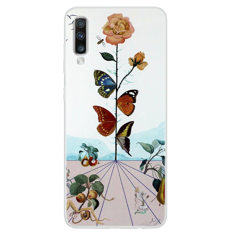 Case Samsung Galaxy A70 Butterflies of Nature