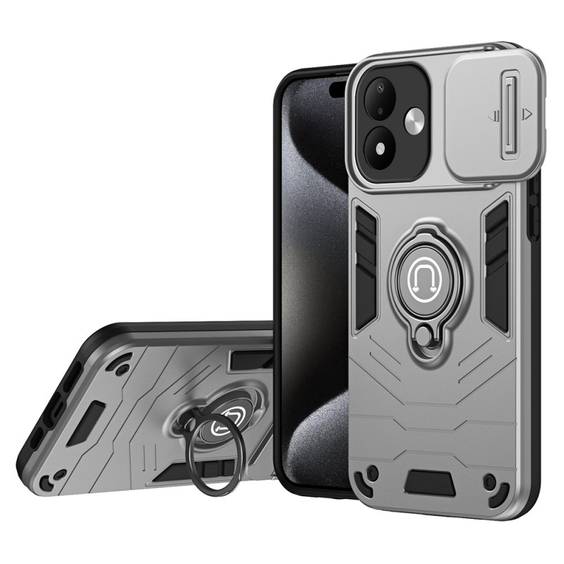 Xiaomi Redmi Note 17 5G / 4G Rugged Case with Sliding Camera Cover and Stand Ring