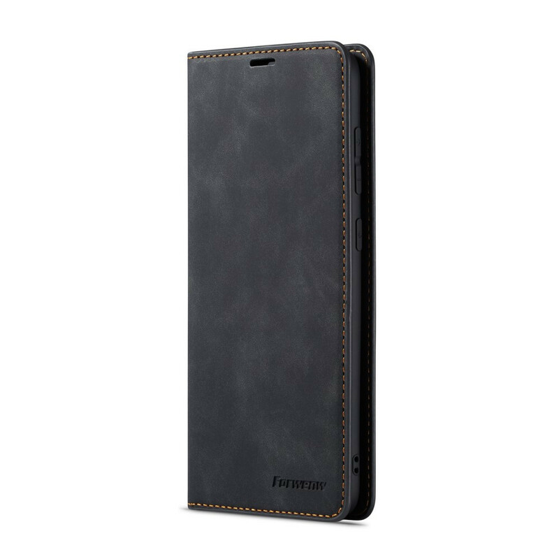 Flip Cover Samsung Galaxy A70 Effet Cuir FORWENW