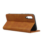 Flip Cover Samsung Galaxy A70 Style Cuir Sobriété
