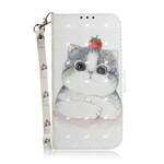 Sony Xperia L3 Case Tomato on Lanyard Cat