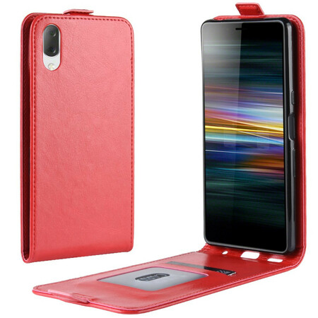 Sony Xperia L3 Foldable Leather Effect Case