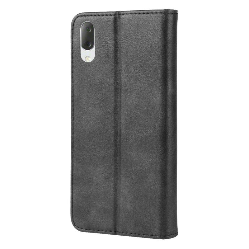Flip Cover Sony Xperia L3 Style Cuir Vintage Design