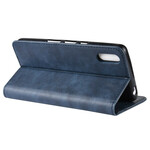 Flip Cover Sony Xperia L3 Style Cuir Vintage Design