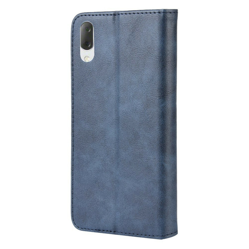 Flip Cover Sony Xperia L3 Style Cuir Vintage Design