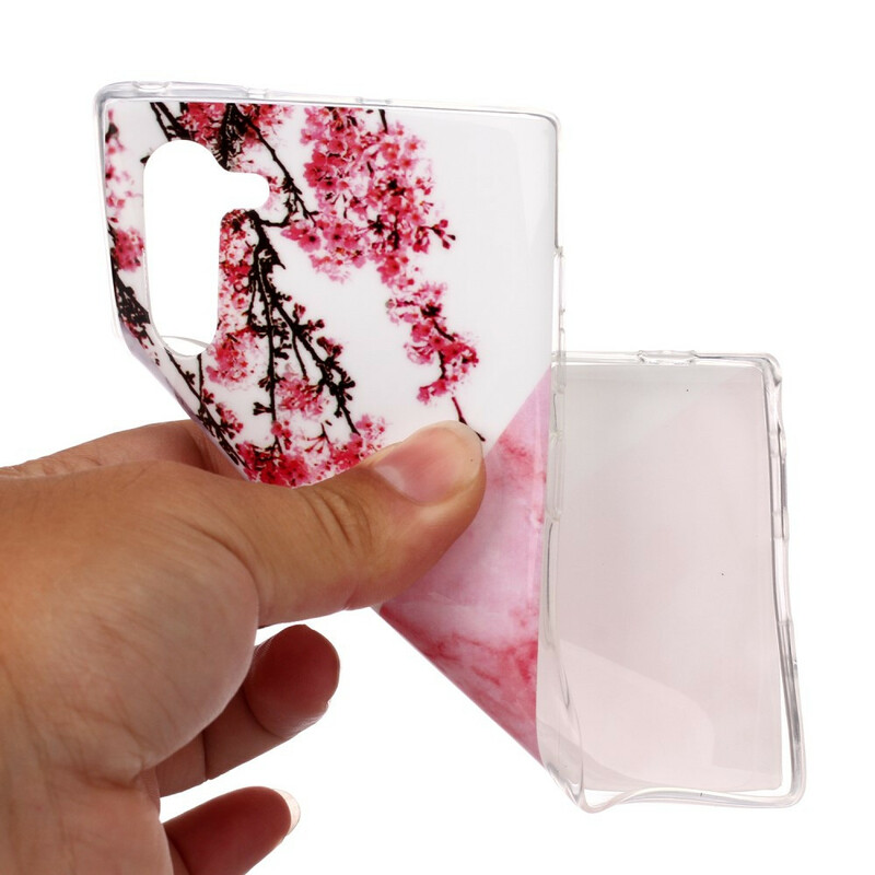 Samsung Galaxy Note 10 Cover Incredible Marble Floral