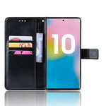Cover Samsung Galaxy Note 10 Plus Simili Cuir Flashy
