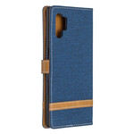 Samsung Galaxy Note 10 Plus Fabric and Leather Effect Case with Strap