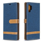 Samsung Galaxy Note 10 Plus Fabric and Leather Effect Case with Strap