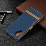 Samsung Galaxy Note 10 Plus Fabric and Leather Effect Case with Strap