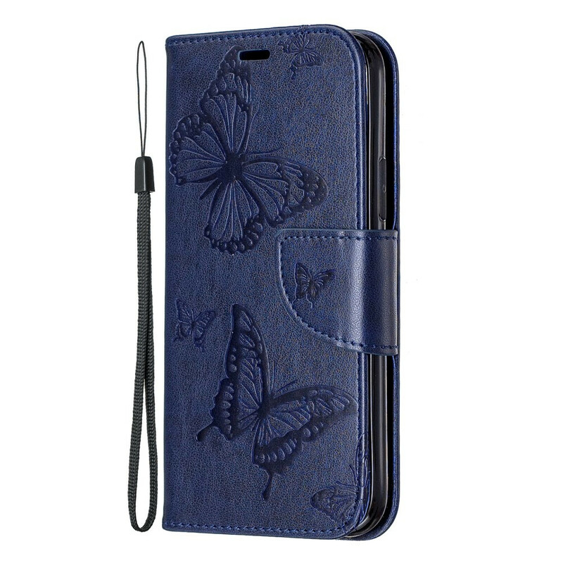 Case iPhone 11 Printed Butterflies with Lanyard Case iPhone 11 Printed Butterflies with Lanyard