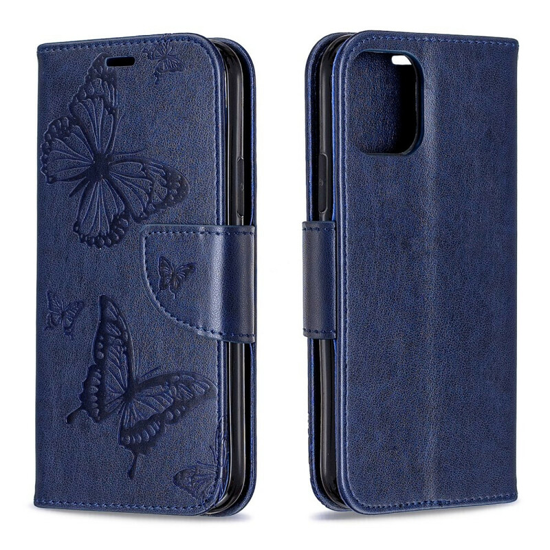 Case iPhone 11 Printed Butterflies with Lanyard Case iPhone 11 Printed Butterflies with Lanyard