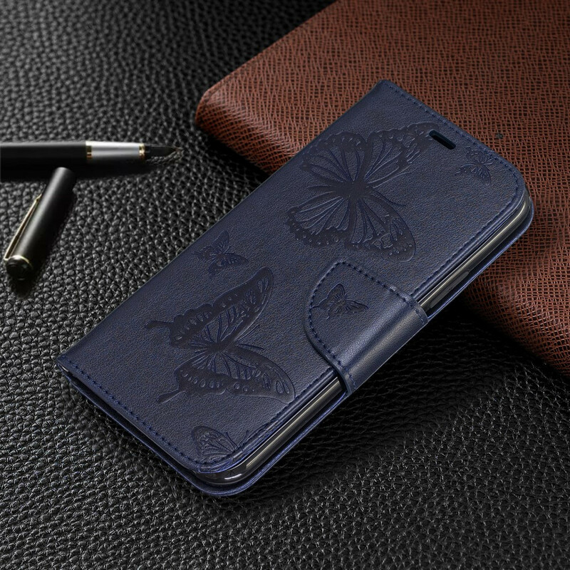 Case iPhone 11 Printed Butterflies with Lanyard Case iPhone 11 Printed Butterflies with Lanyard