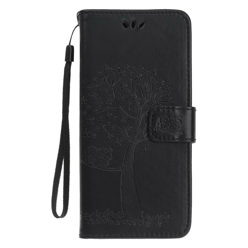 Case iPhone 11 Tree and Owls with Lanyard