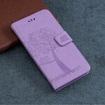 Case iPhone 11 Tree and Owls with Lanyard