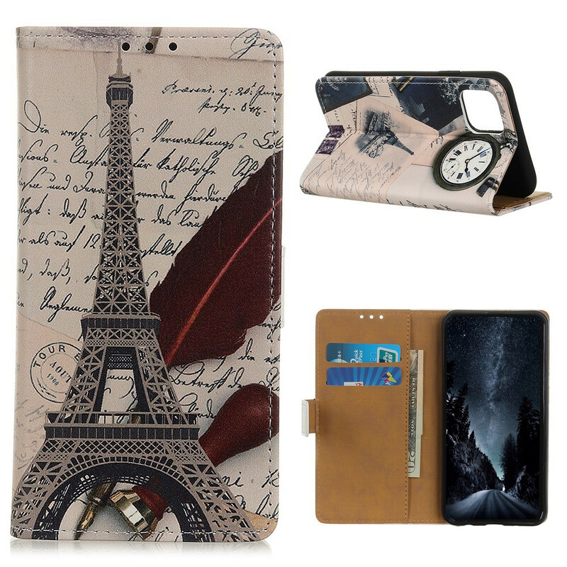 Case iPhone 11R Eiffel Tower From Poet