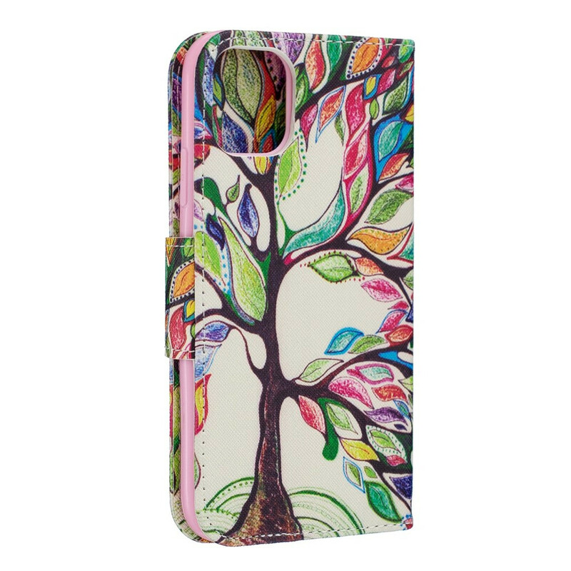 Case iPhone 11R Colorful Tree