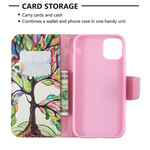 Case iPhone 11R Colorful Tree