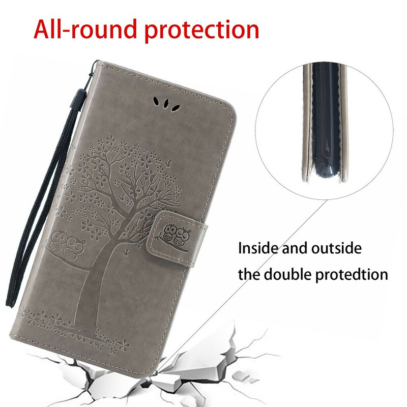 Case for iPhone 11R Tree and Owls with Lanyard Case for iPhone 11R Tree and Owls with Lanyard