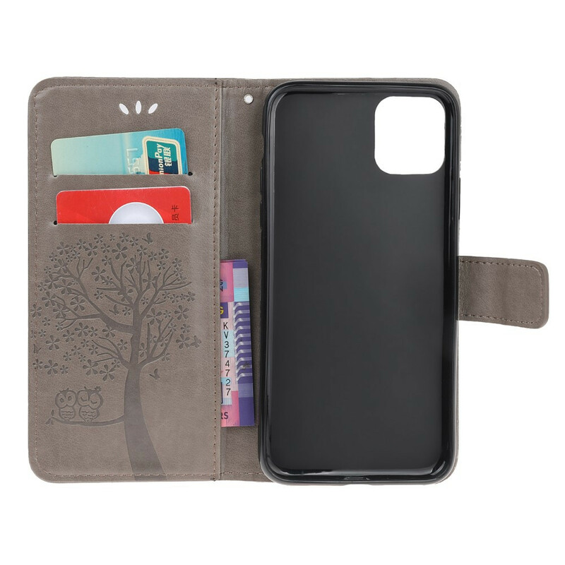 Case for iPhone 11R Tree and Owls with Lanyard Case for iPhone 11R Tree and Owls with Lanyard