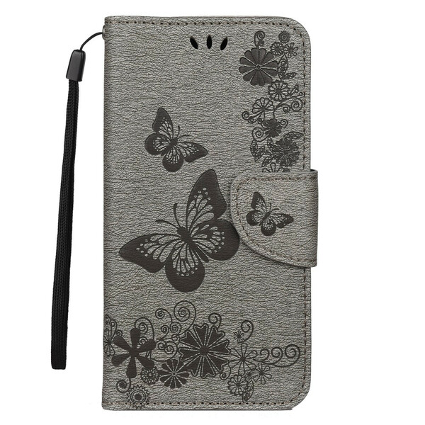 Case iPhone 11 Pro Splendid Butterflies with Strap