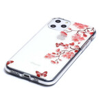 Transparent iPhone 11 Case Butterfly Branch