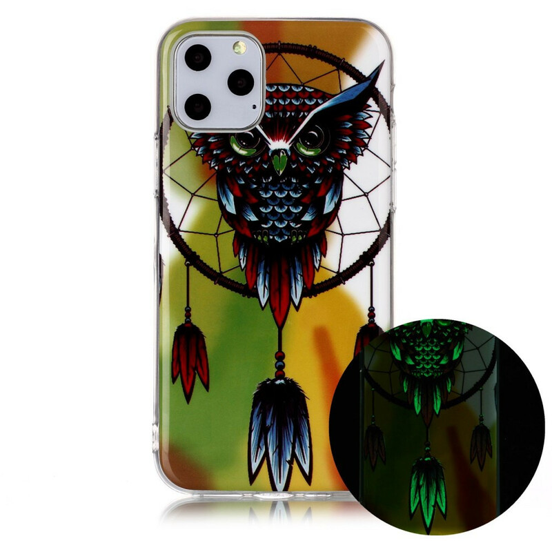 Case iPhone 11 Dreamcatcher Owl Fluorescent