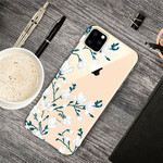 Case iPhone 11 Max White Flowers