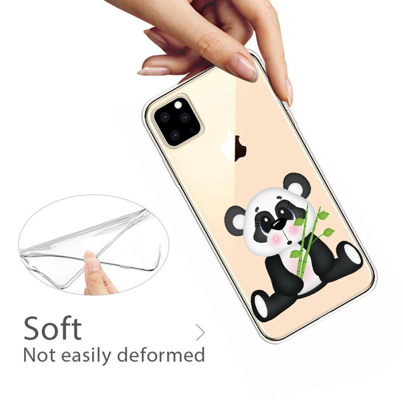 Transparent iPhone 11 Max Case Sad Panda