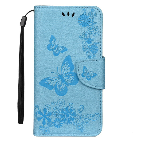 Cover Case iPhone 11 Pro Max Discover Butterflies with Strap