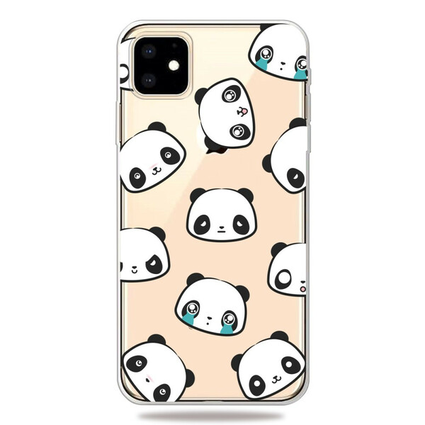 Case iPhone 11 Sentimental Pandas