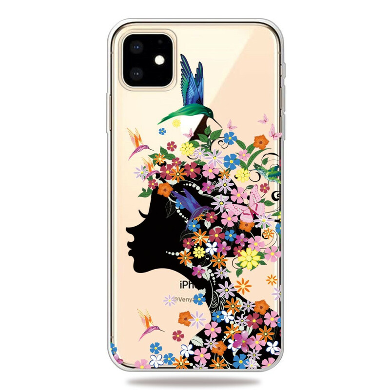 Case iPhone 11 Pretty Flower Head