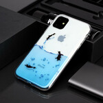 Transparent iPhone 11 Case Penguin Game