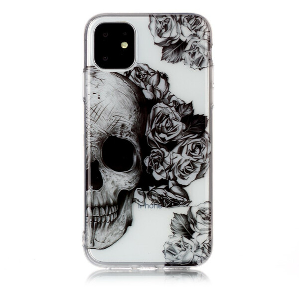 iPhone 11 Clear Skull & Crossbones Case