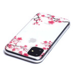iPhone 11 Transparent Flowered Tree Case