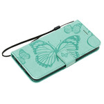 Giant Butterflies Lanyard iPhone 11 Case