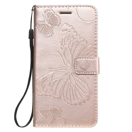 Giant Butterflies Lanyard iPhone 11 Case