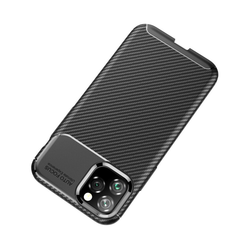 iPhone 11 Pro Flexible Carbon Fiber Texture Case
