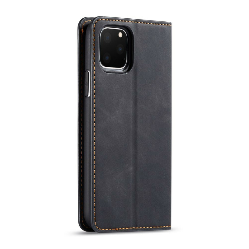 Flip Cover iPhone 11 Pro Max Effet Cuir FORWENW