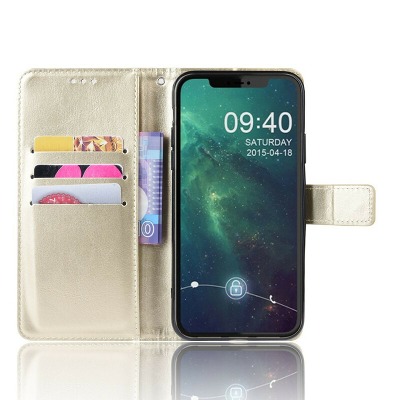 Leather Effect iPhone 11 Case with Strap
