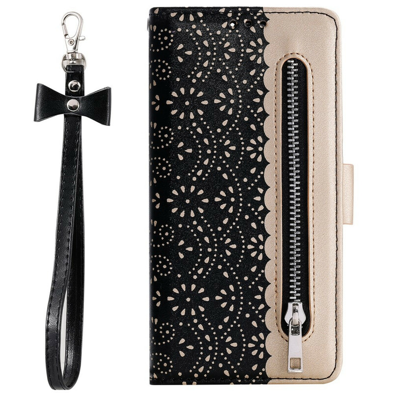Cover for iPhone 11 Pro Max Lace Purse with Strap