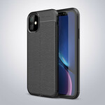 Leather effect iPhone 11 case Lychee Double Line