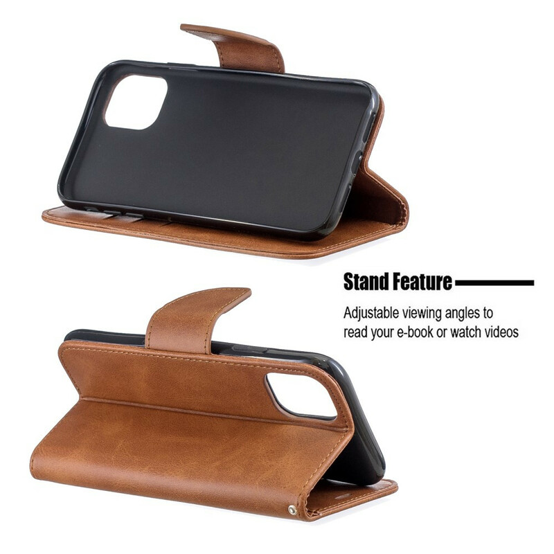 iPhone 11 Leather Strap Style Case