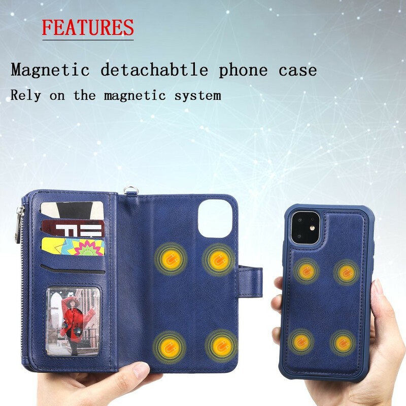 iPhone 11 Detachable Case Wallet